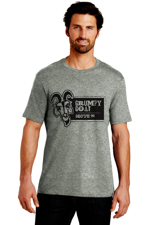 Grumpy Goat Coffee Light Gray Tshirt