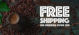Grumpy Goat Coffee Roastery free shipping on orders over 35 dollars.
