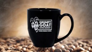 Black Grumpy Goat Coffee Mug