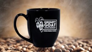 Grumpy Goat Black Mug Back