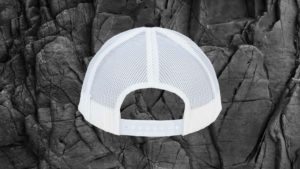 Grumpy Goat Coffee Black Trucker Hat With White Mesh