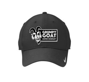 Grumpy Goat Nike Black Swoosh Hat