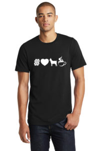 "I Love Grumpy Goat" Black T-shirt
