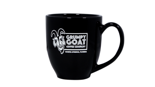 Black Grumpy Goat Coffee Mug