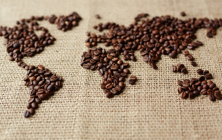 top coffee growing regions map