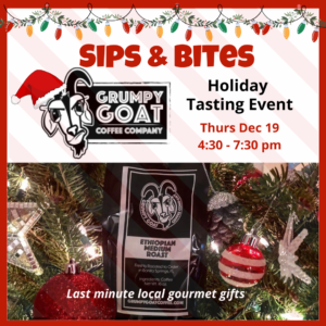 grumpy goat holiday tasting event 2024