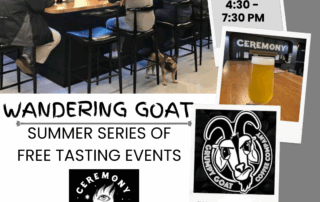 Wandering Goat tasting event July 2025